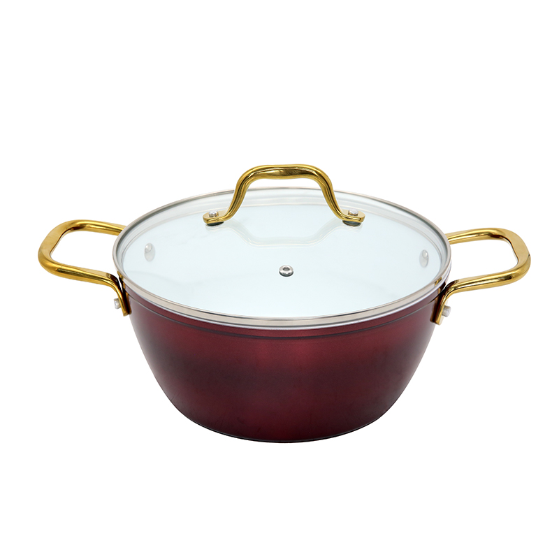 Aluminum Forged Ultimate Red Ceramic Cookware Collection